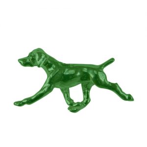 German Shorthaired Pointer in Sterling Silver and 14K Gold