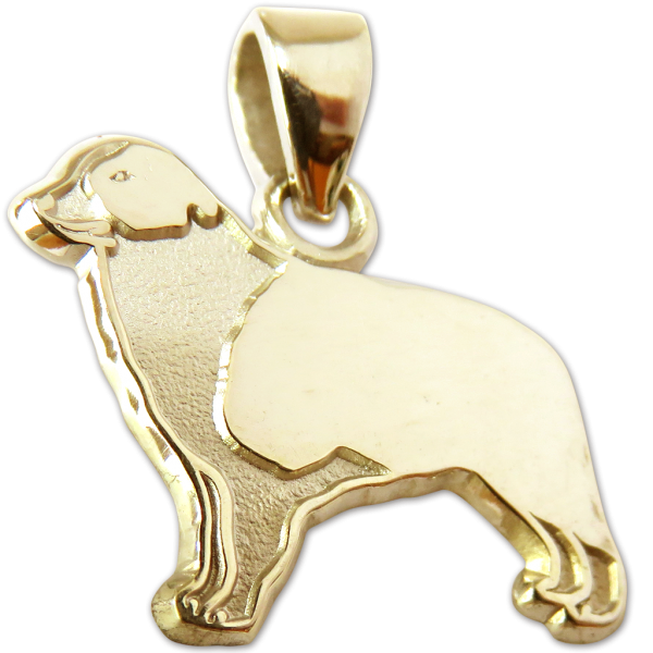 Australian Shepherd Charm or Pendant in Sterling or 14K Gold