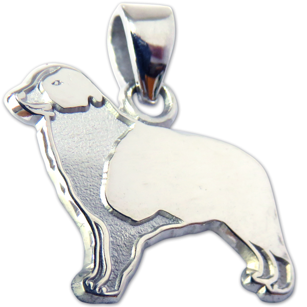 Australian Shepherd Charm or Pendant in Sterling or 14K Gold