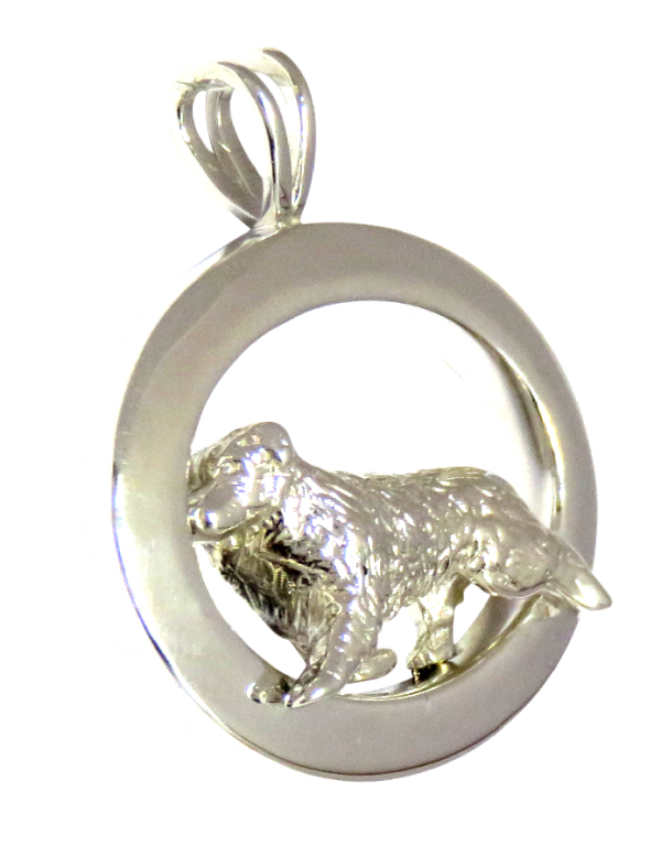 Australian Shepherd Jewelry in Glossy Oval