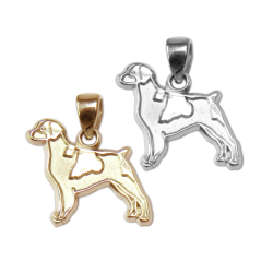 Brittany Charm or Pendant in Sterling Silver or 14K Gold