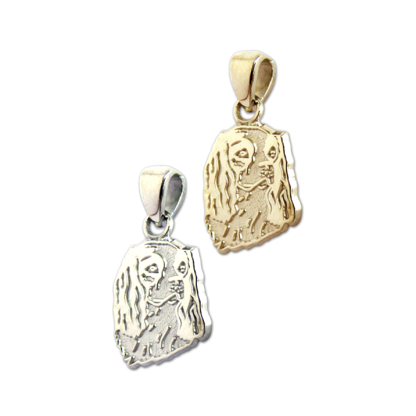 Cavalier King Charles Spaniel Charm or Pendant in Sterling Silver or 14K Gold