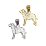 Chesapeake Bay Retriever Charm or Pendant in Sterling Silver or 14K Gold