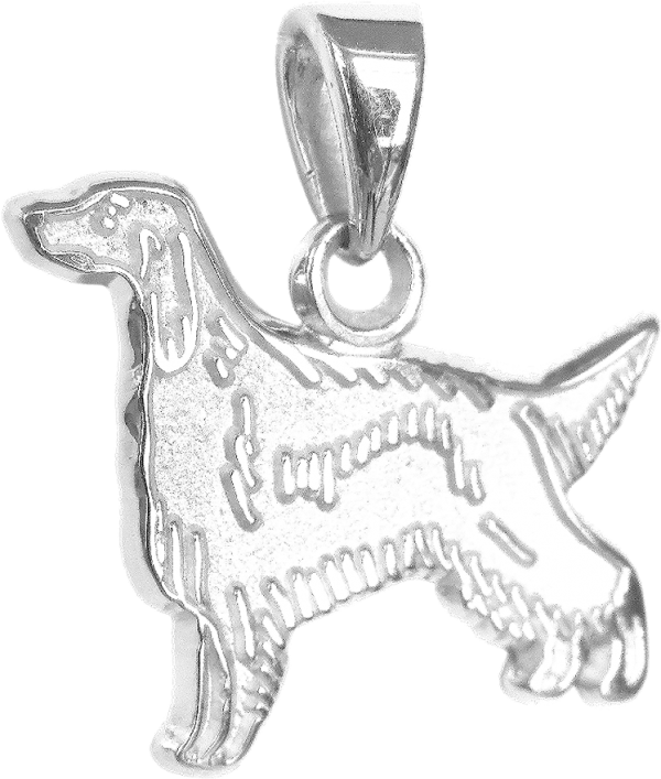 Gordon Setter Charm or Pendant in Sterling Silver or 14K Gold