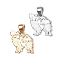 Papillon Charm or Pendant in Sterling Silver or 14K Gold