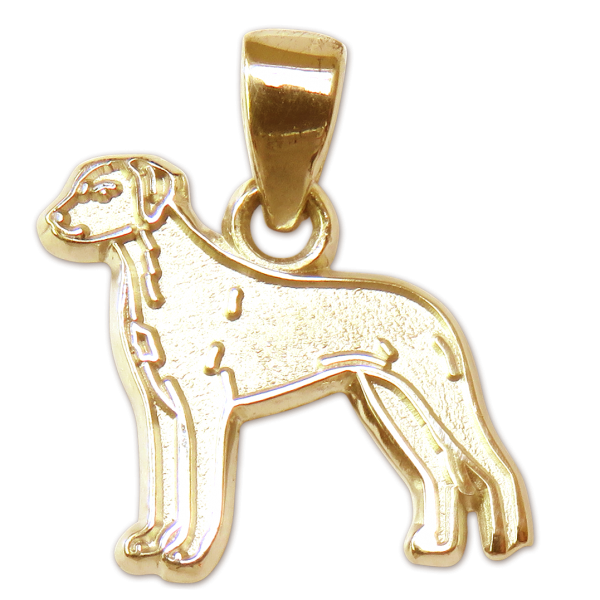Rhodesian Ridgeback Charm or Pendant in Sterling or 14K Gold