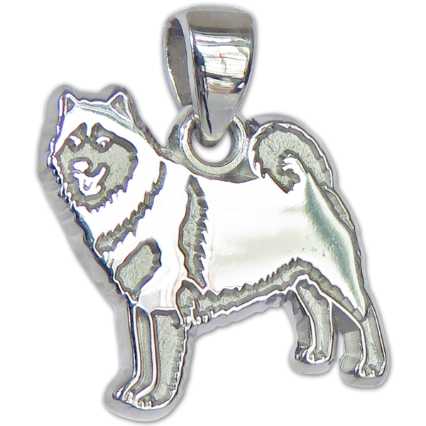 Alaskan Malamute Charm or Pendant in Sterling or 14K Gold