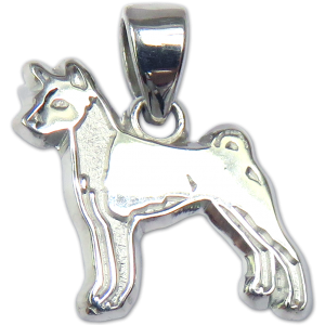 Basenji Charm or Pendant in Sterling or 14K Gold