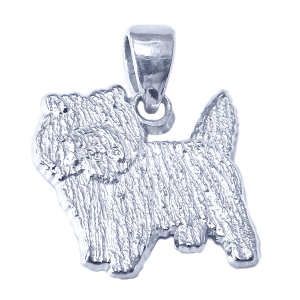 Cairn Terrier Charm or Pendant in Sterling or 14K Gold