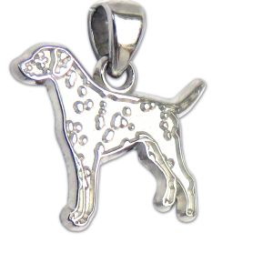 Dalmatian Charm or Pendant in Sterling or 14K Gold