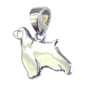 English Springer Spaniel Charm or Pendant in Sterling or 14K Gold