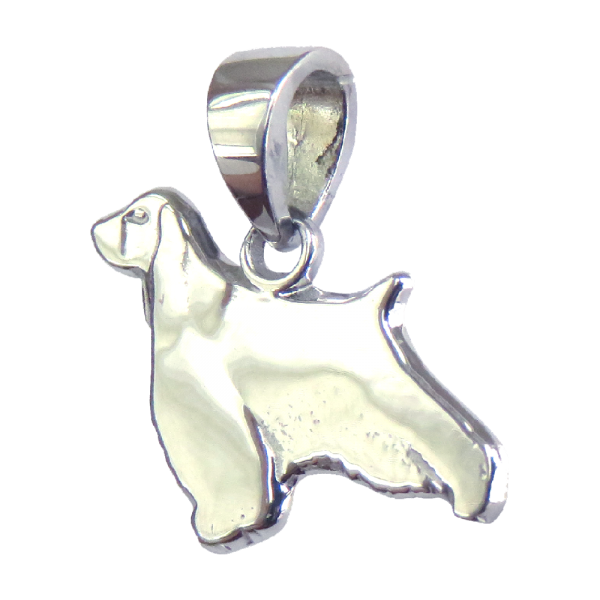 English Springer Spaniel Charm or Pendant in Sterling or 14K Gold