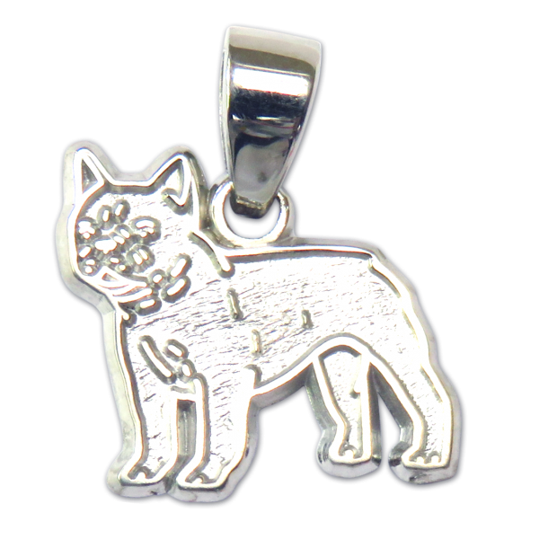 French Bulldog Charm or Pendant in Sterling or 14K Gold