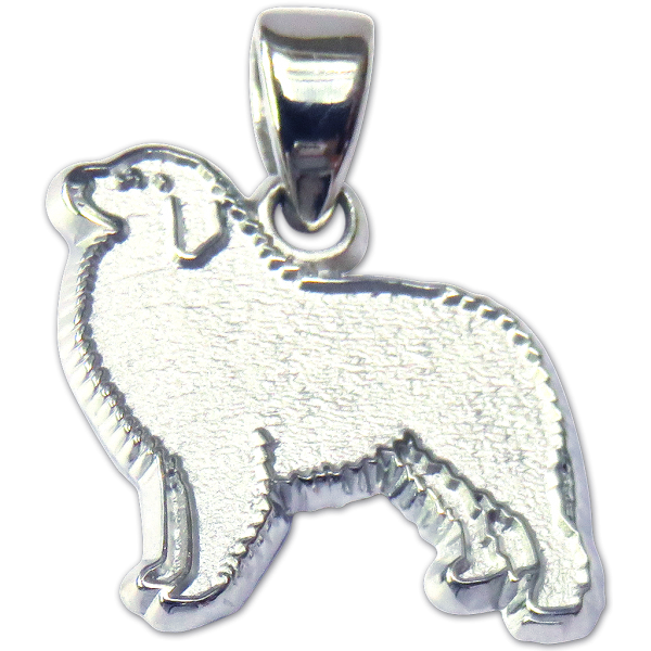 Great Pyrenees Charm or Pendant in Sterling or 14K Gold