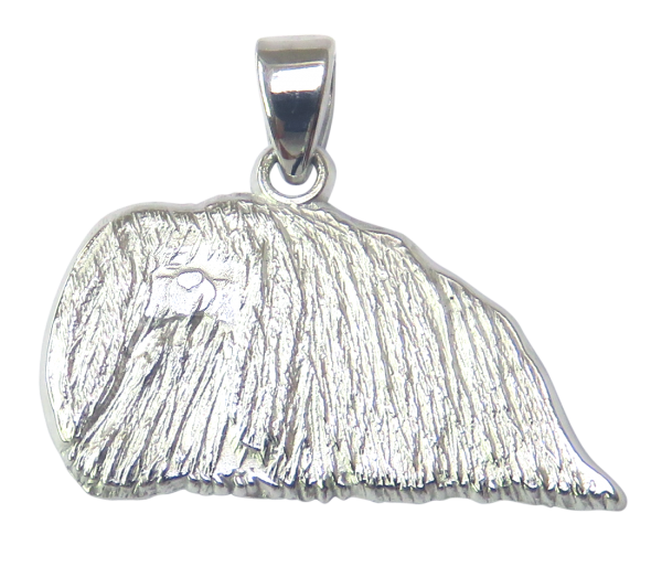 Pekingese Charm or Pendant in Sterling or 14K Gold
