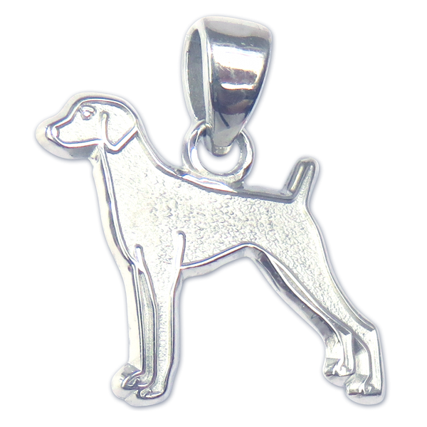 Vizsla Charm or Pendant in Sterling or 14K Gold