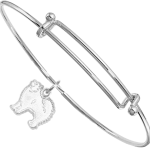 Sterling Silver Samoyed Charm on Bangle Bracelet