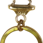 Solid Bronze Boxer Key Ring
