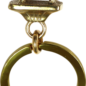 Solid Bronze Parson Russell Terrier Key Ring