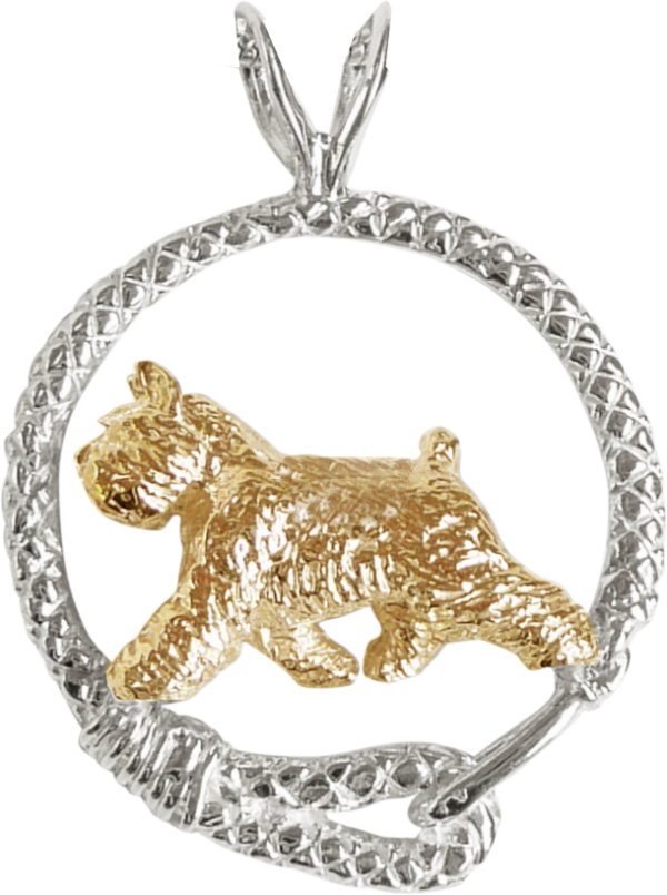 Bouvier in Leash Pendant Charm Necklace in 14K Gold or Sterling Silver